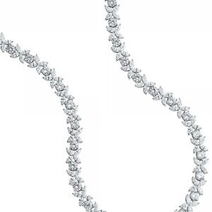 Park Lane Sparkling Silver Necklace